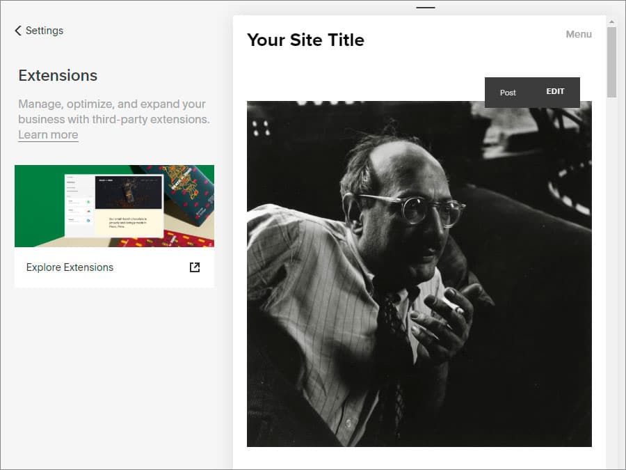 Squarespace app integration